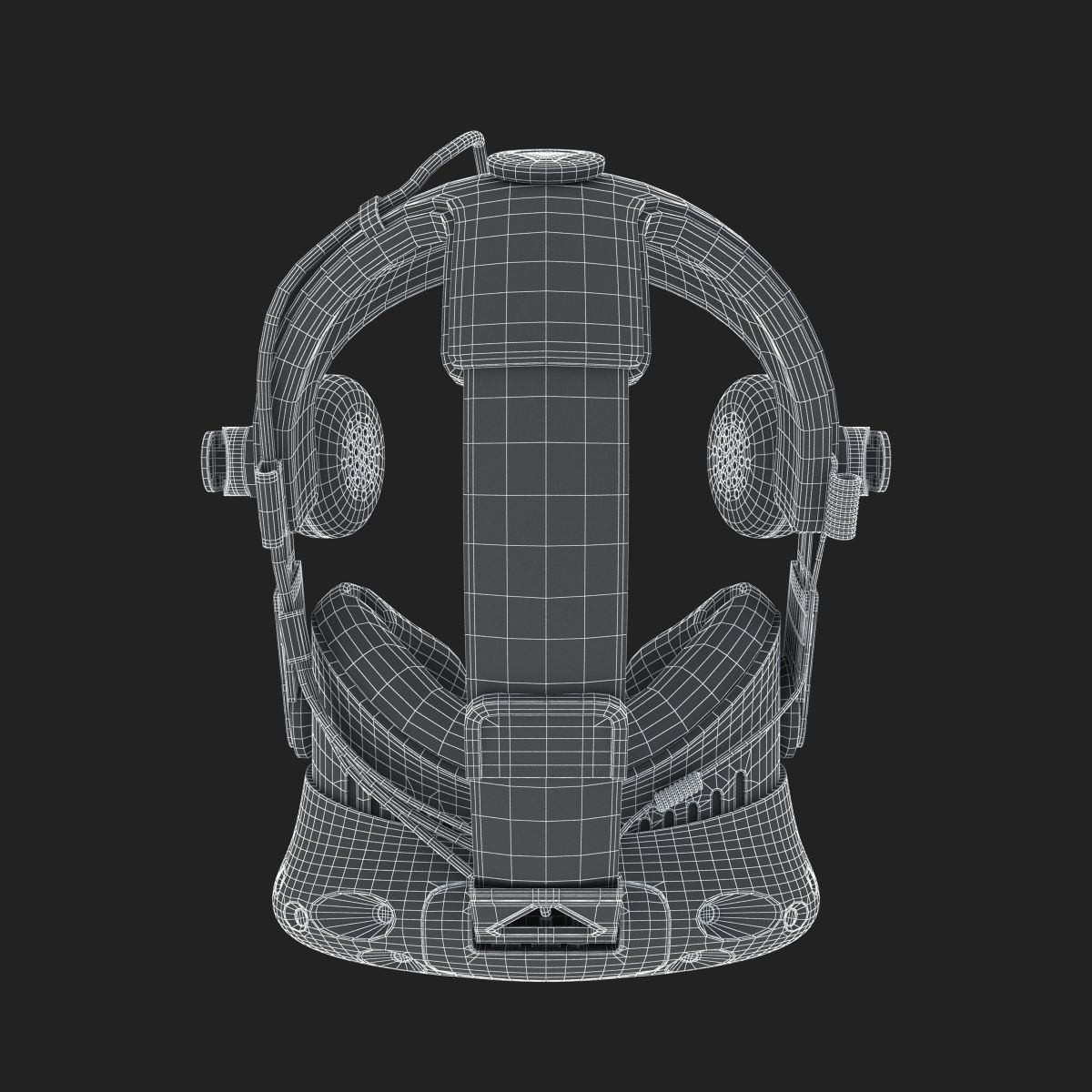 HTC Vive Deluxe Audio Strap Headsets 3D model_14