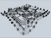 Rainlit Mosaic - Gothic Lamp City Street Environment 3D model | CGTrader