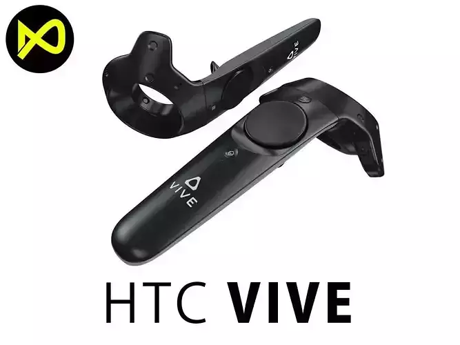 HTC Vive Controllers 3D model