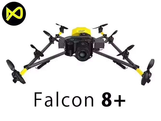 Intel Falcon 8 Plus Drone And Sony A6500