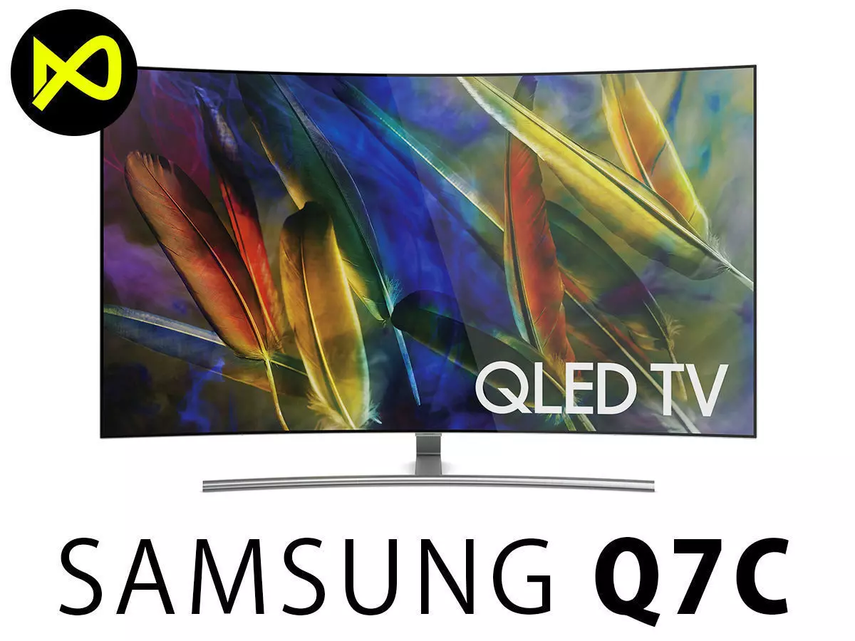 Samsung Q7C 65 Inch Curved QLED 4K TV 3D model