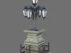 Classic Pillar Lamp 3D model | CGTrader