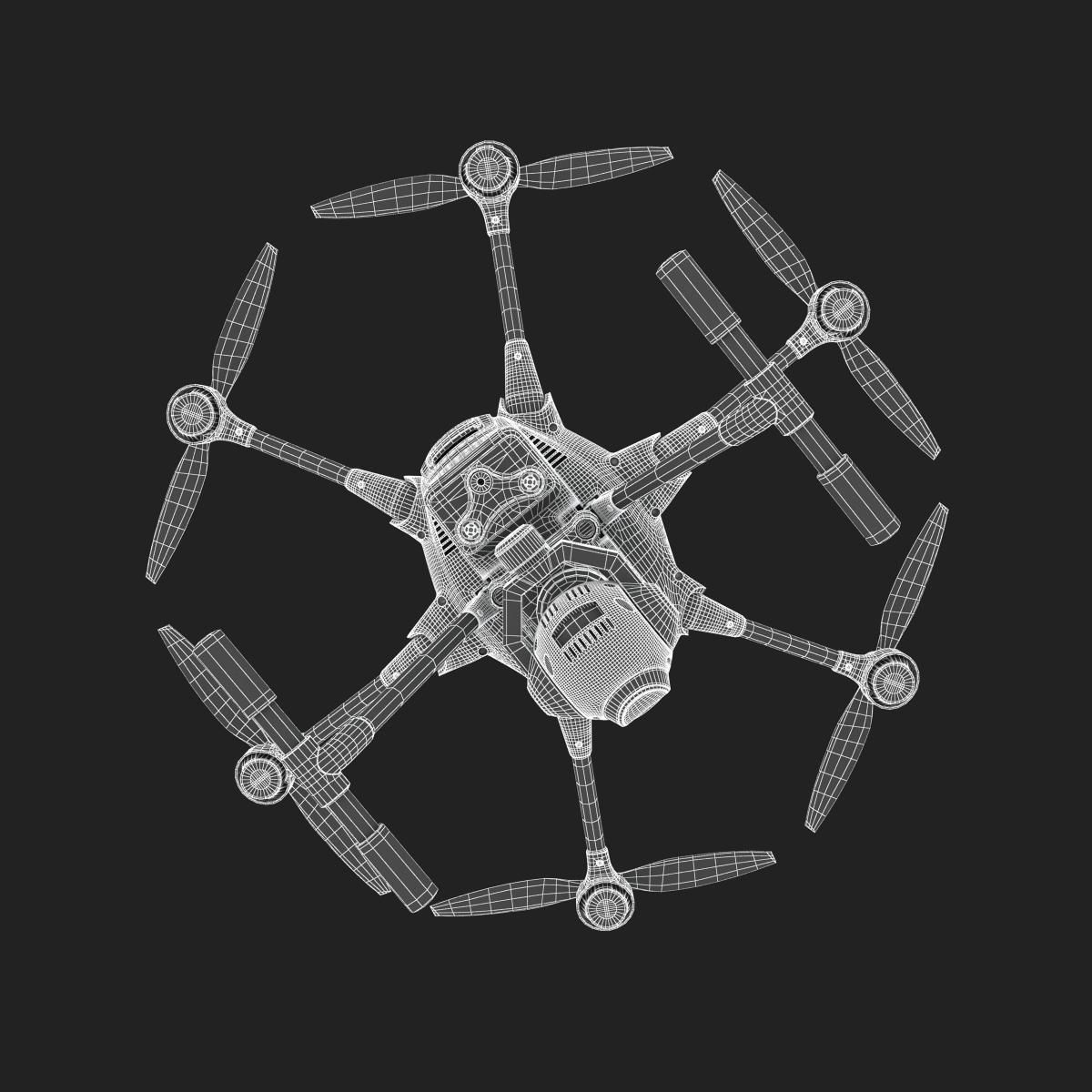 Typhoon H Drone 3D model_33