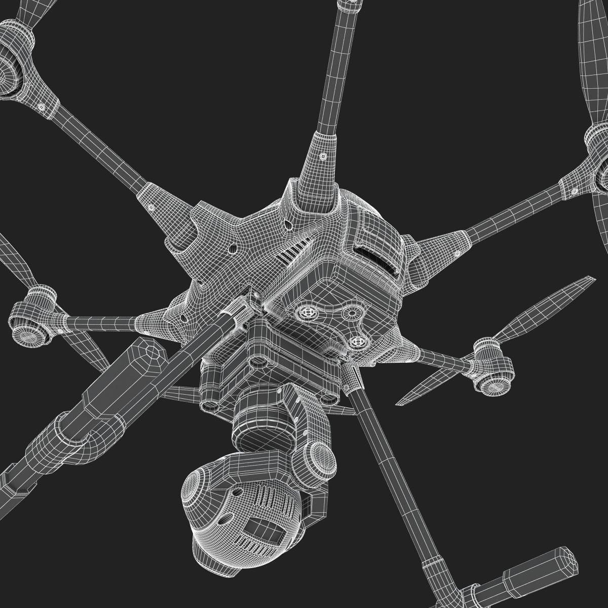 Typhoon H Drone 3D model_34