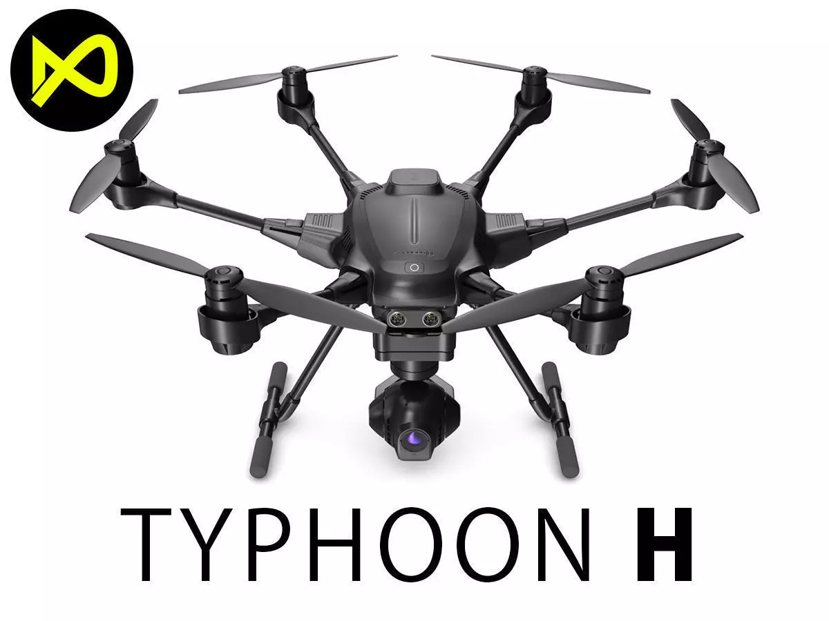 Typhoon H Drone 3D model_0
