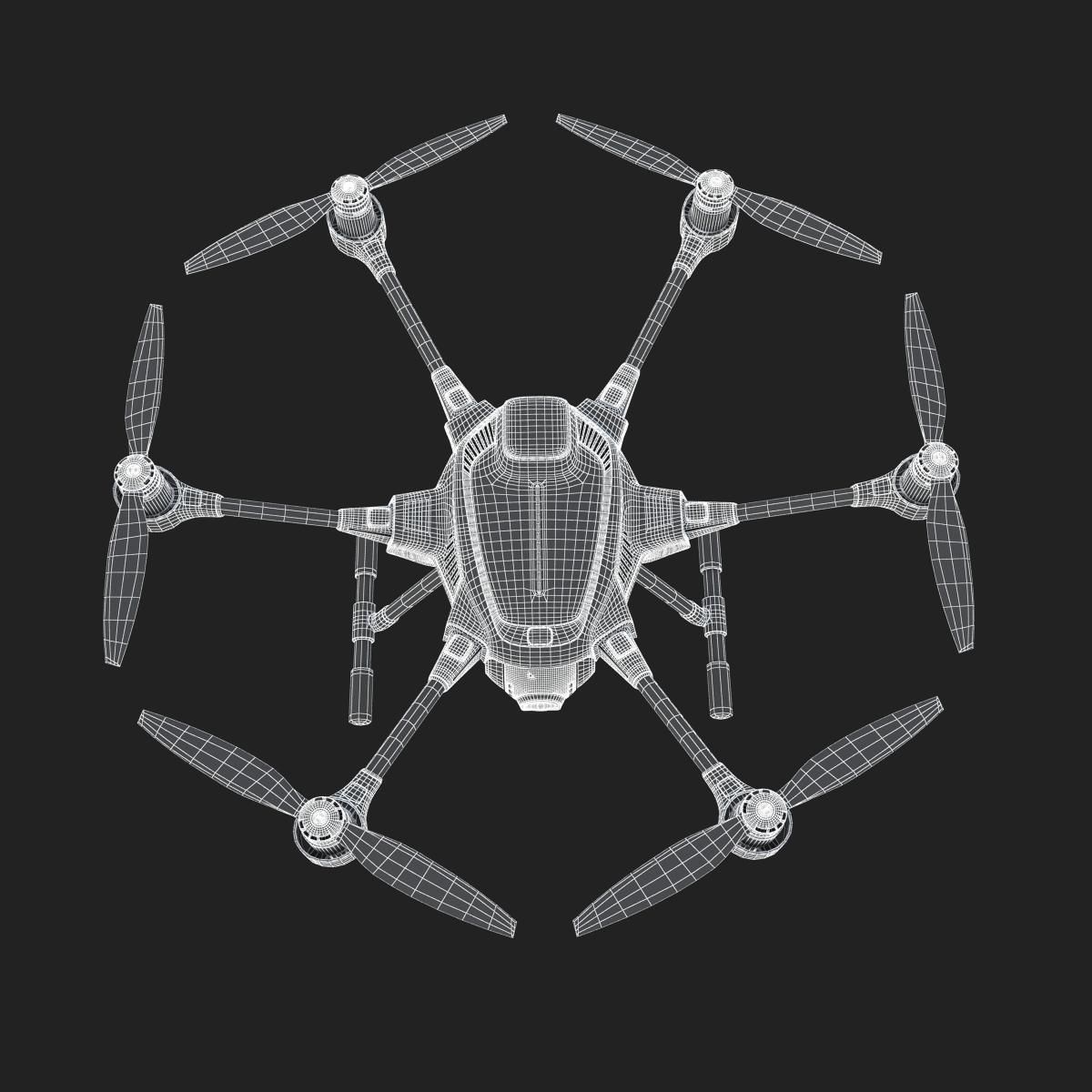 Typhoon H Drone 3D model_23