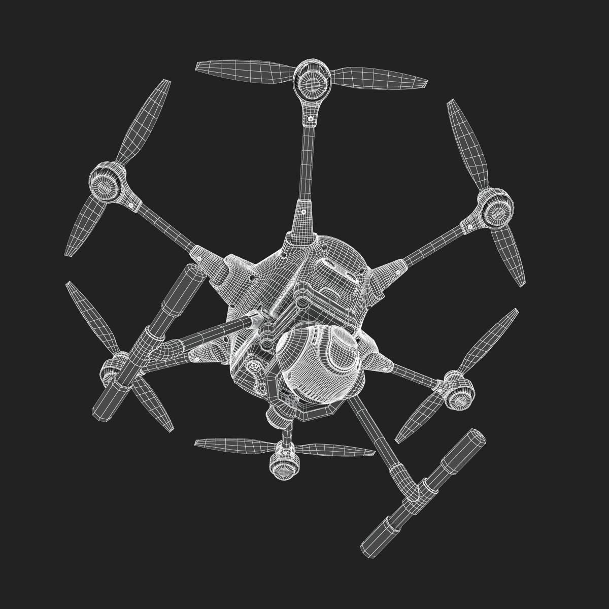Typhoon H Drone 3D model_22