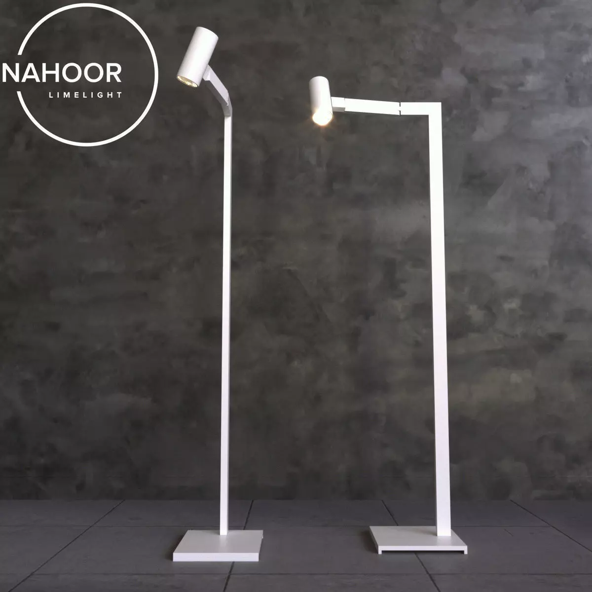 Nahoor Limelight Mahari Floor Lamp 3D model_0