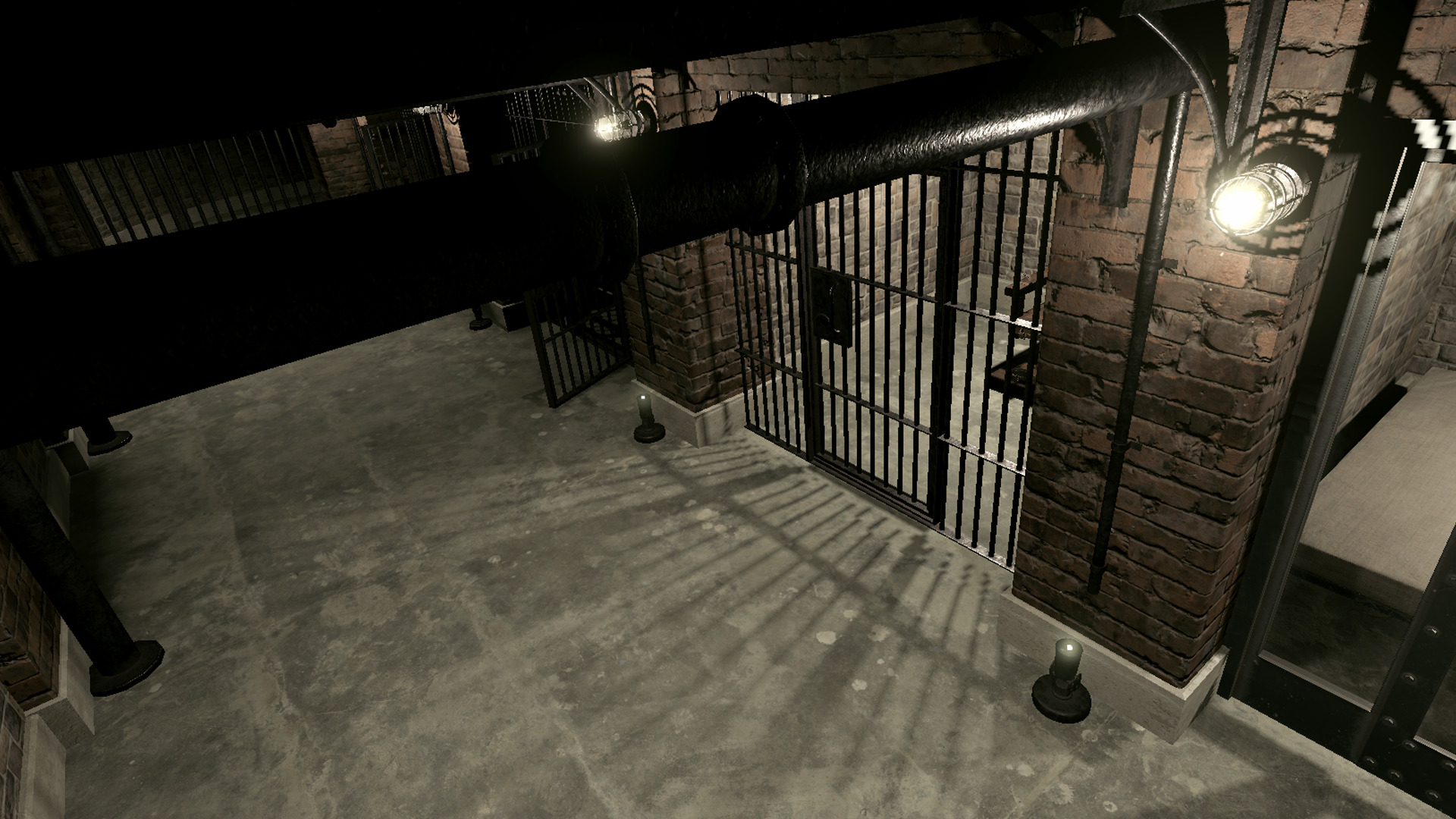 Low poly Prison Cell Block Low-poly 3D model_24