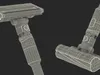 Housekeeping Maid with Dyson V8 3D model | CGTrader