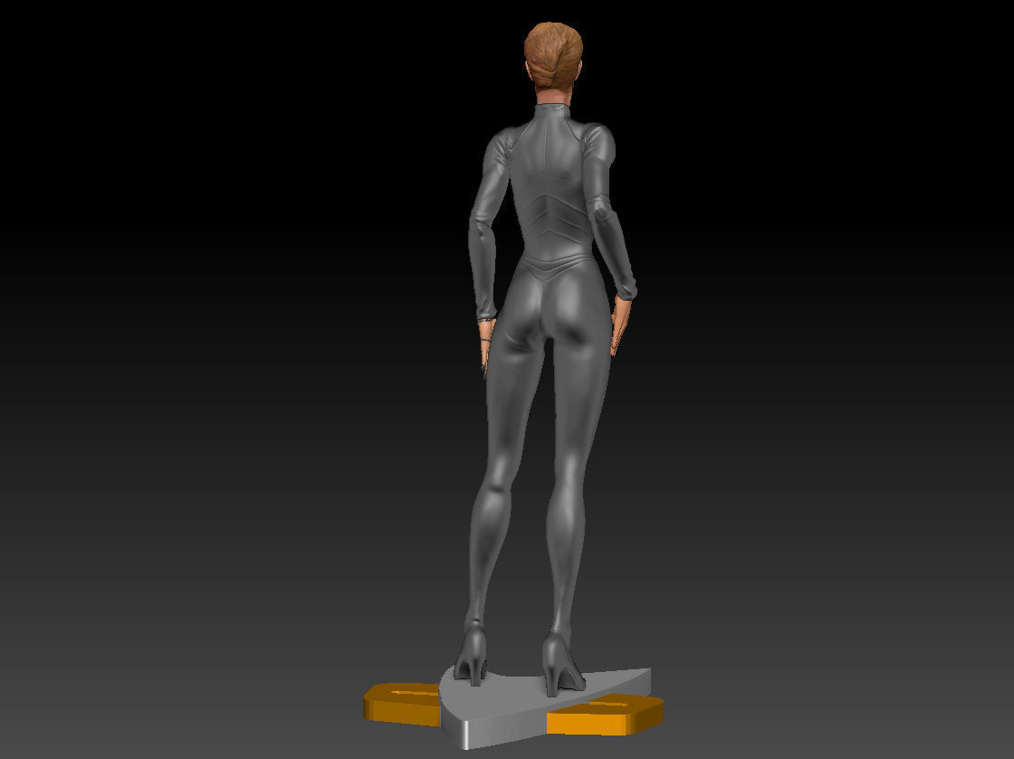 Seven of Nine Jeri Ryan Star Trek 3d print Figurine TEXTURED 3D print model_7