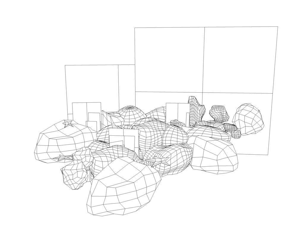 Coral reef low poly Low-poly 3D model_6