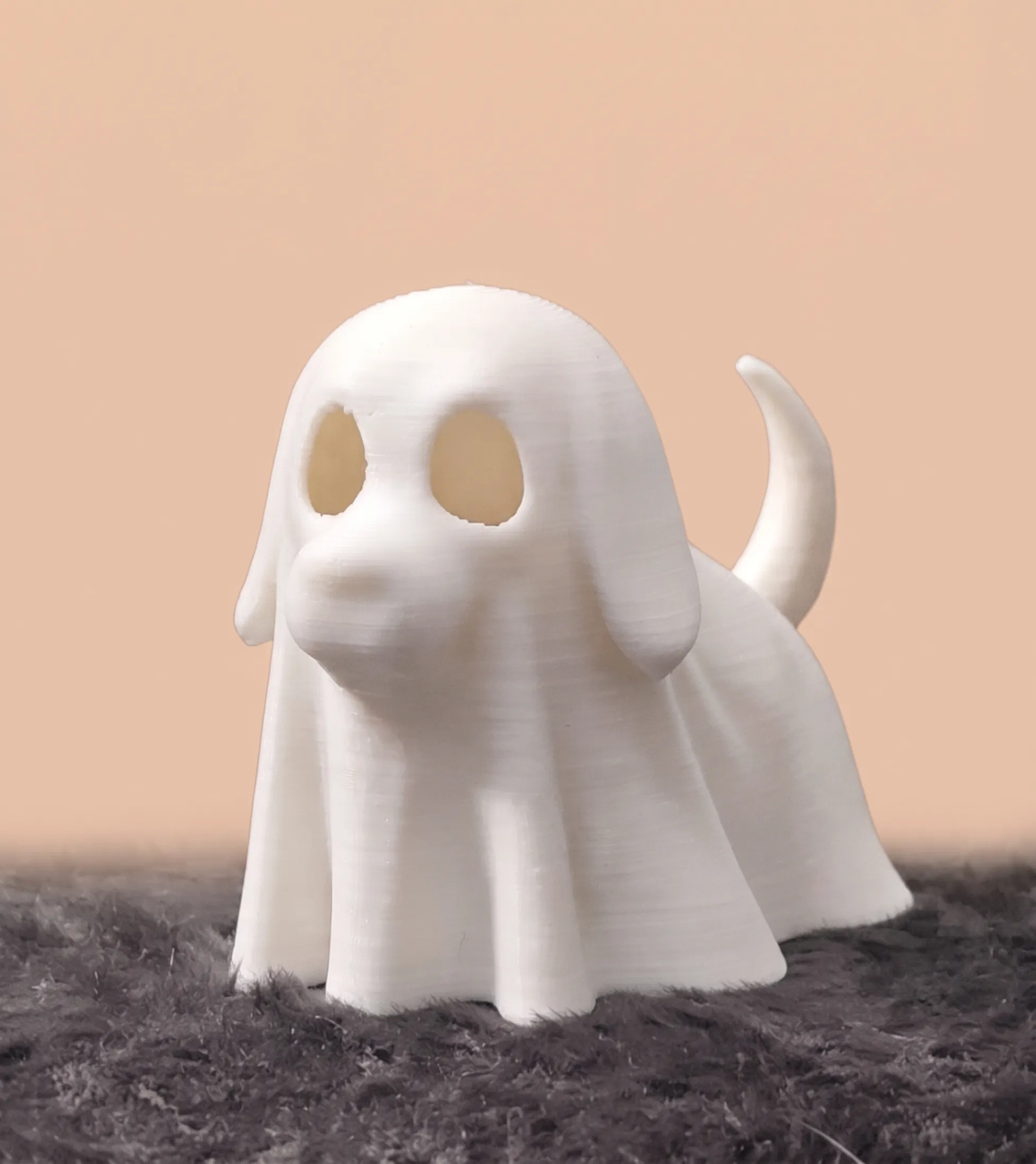 Cute Ghost Dog 3D print model