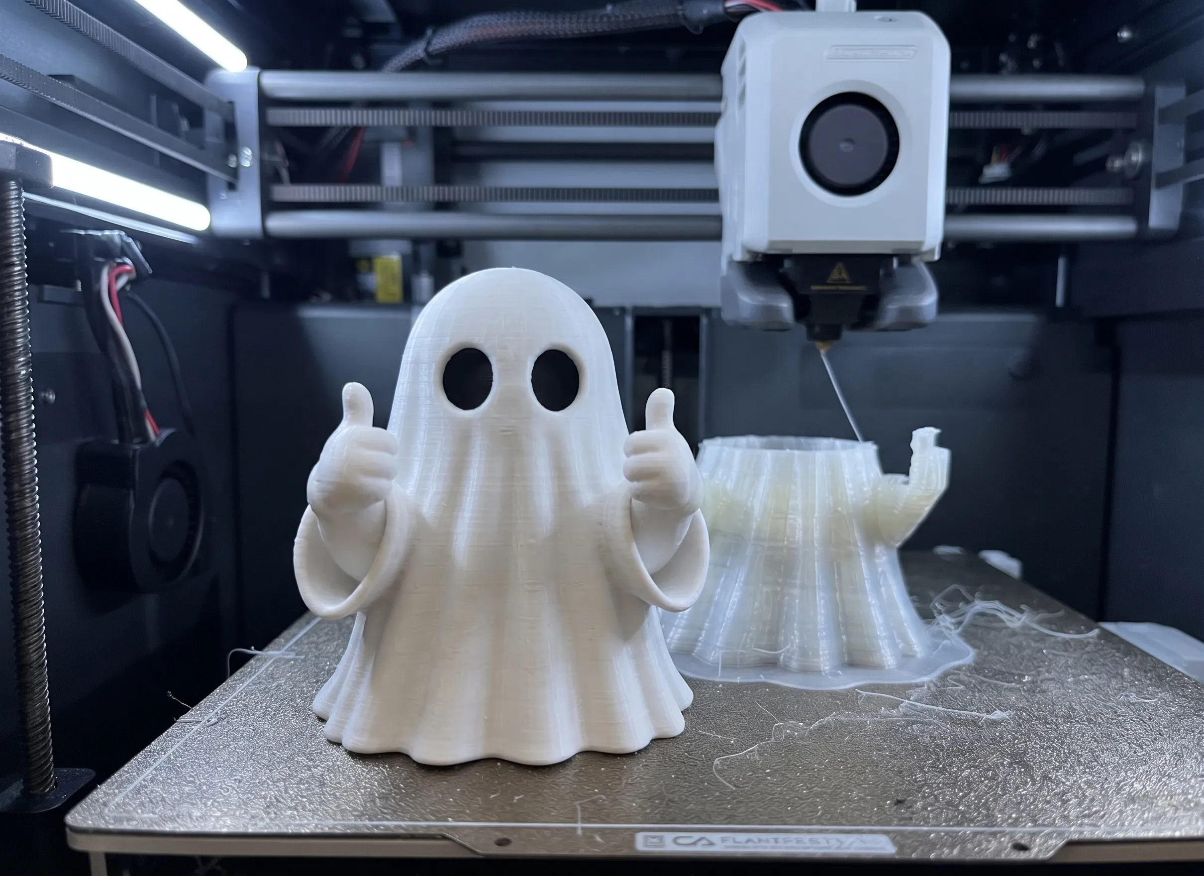 Thumbs Up Ghost Figurine 3D print model