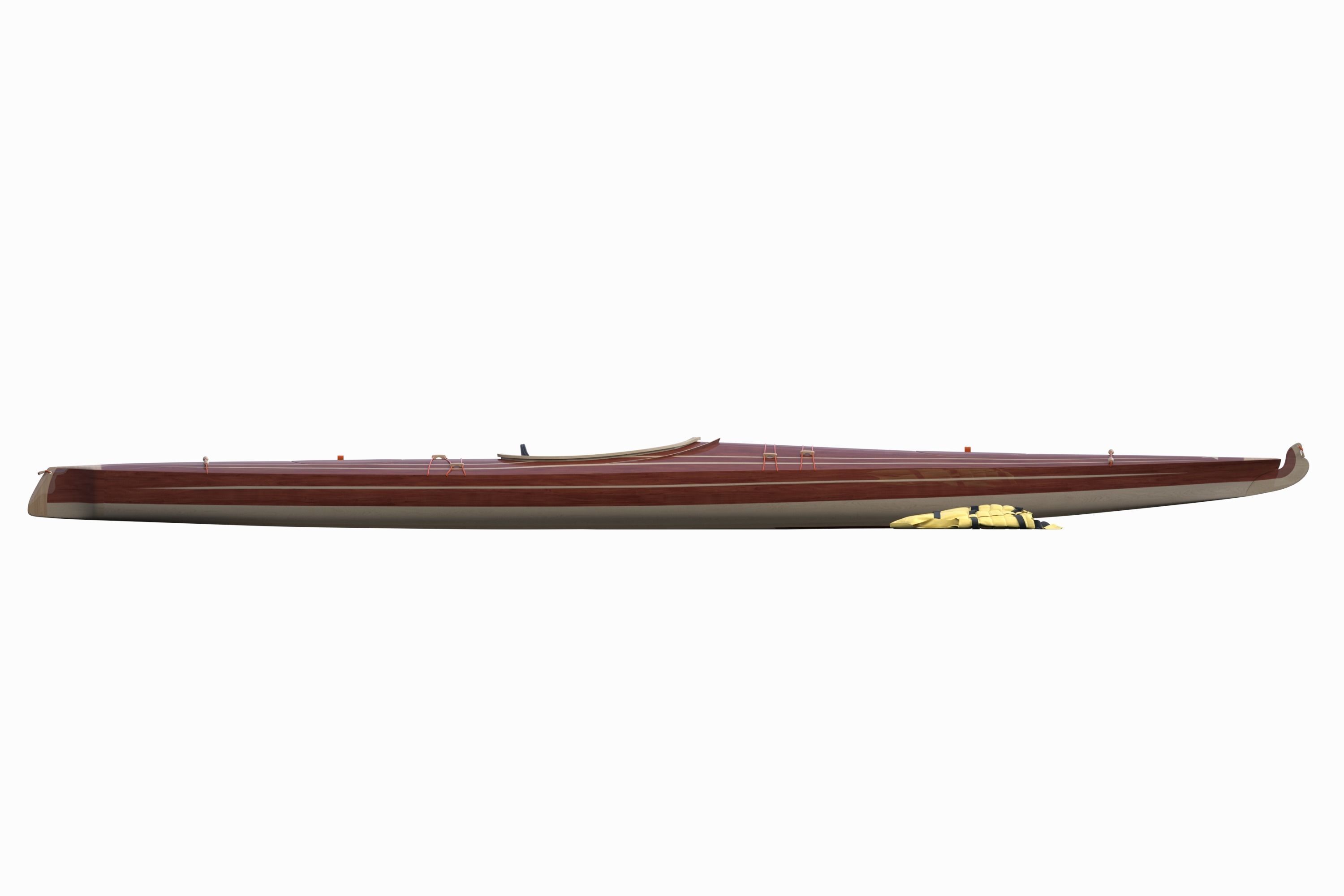Kayak bow of boat 3D model_1