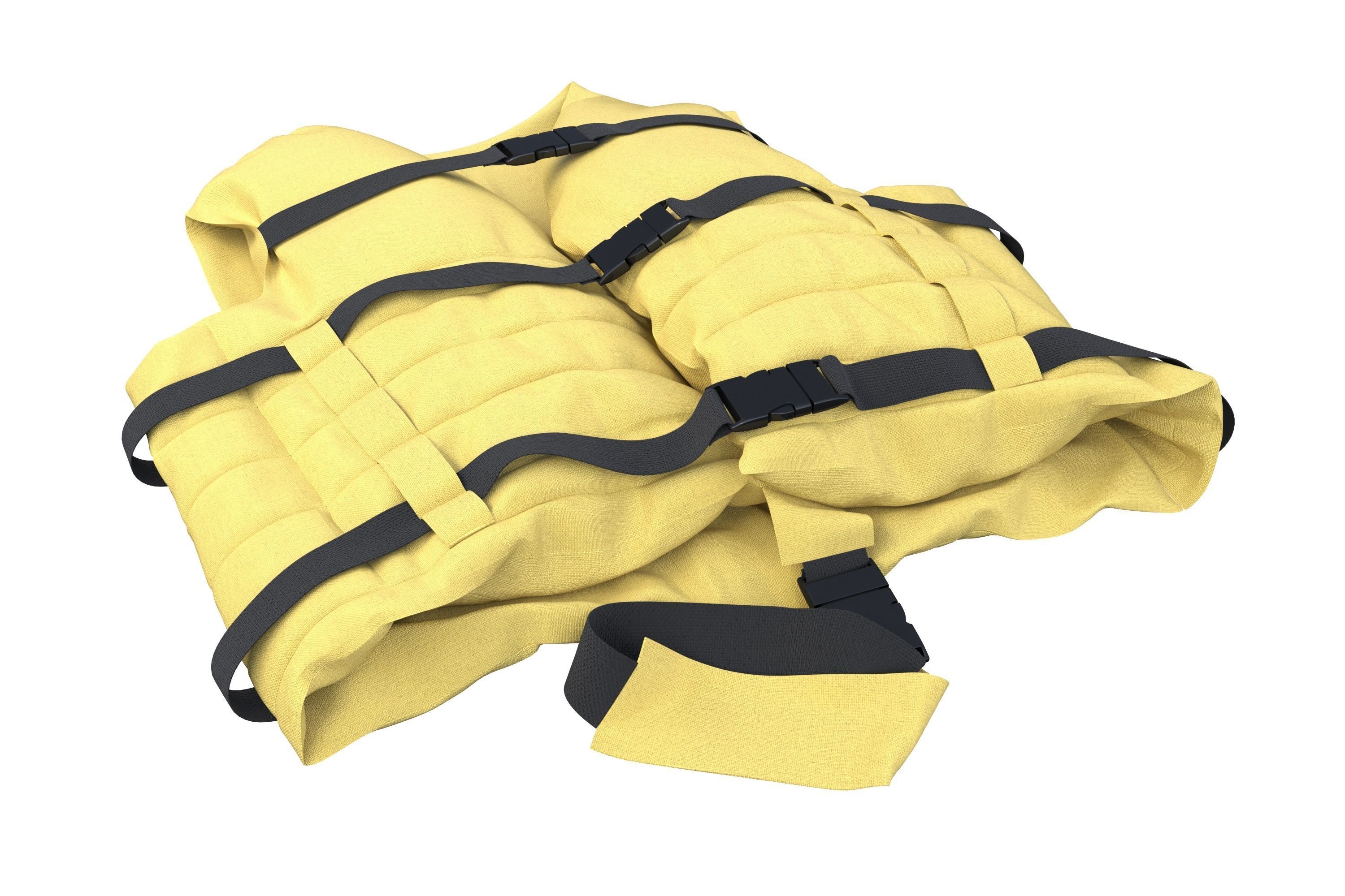 Kayak bow of boat 3D model_6