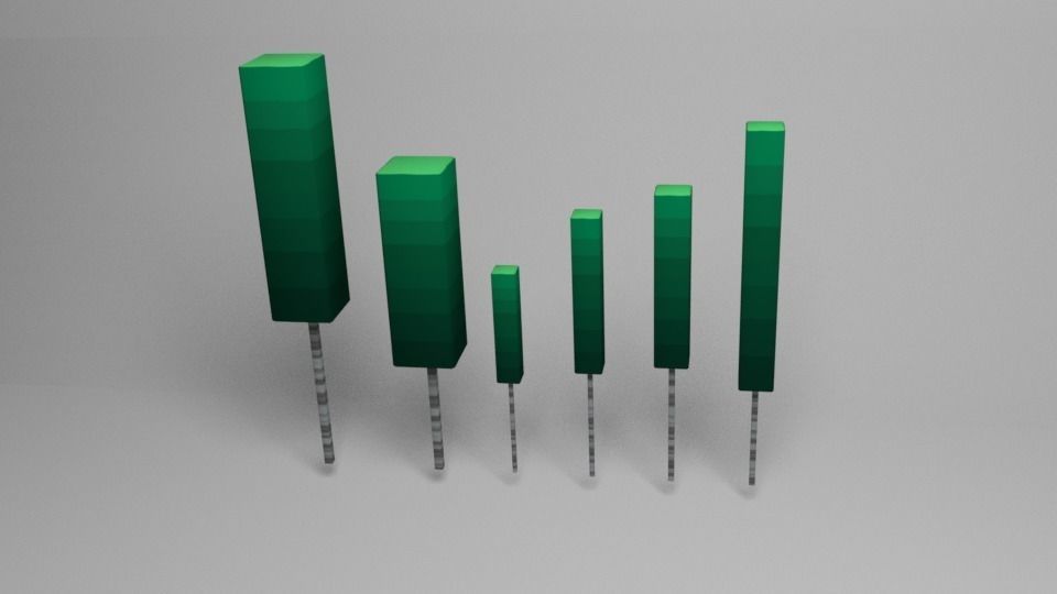 Low Poly Stylized Trees Free low-poly 3D model_2