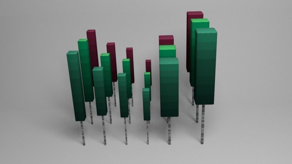 Low Poly Stylized Trees Free low-poly 3D model_3