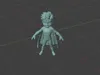 Cute Cartoon Superhero Boy with Cape and Mask - 3D Character 3D model ...