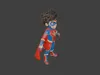 Cute Cartoon Superhero Boy with Cape and Mask - 3D Character 3D model ...