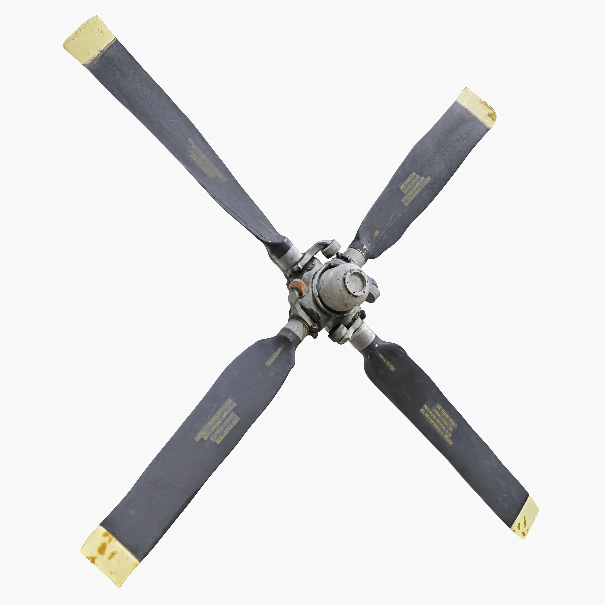 3D model scan plane propeller VR / AR / low-poly | CGTrader