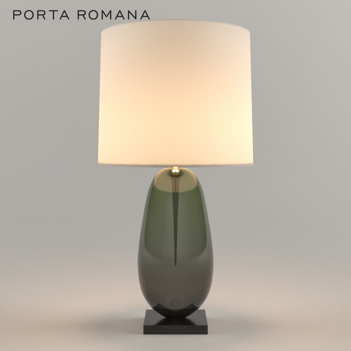 Porta Romana Coffee Bean Table Lamp 3D model_1