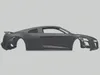 Audi R8 V10 2022 Supercar Body 3D model 3D printable | CGTrader