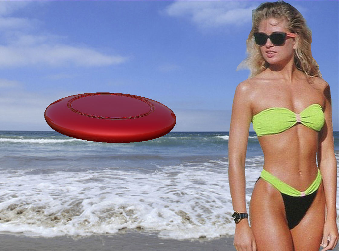 Frisbee with a Propeller Triple Lift 3D model_10