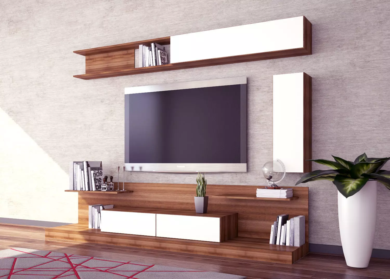 Modern Tv-Unit Design 3D Model  3D model_0