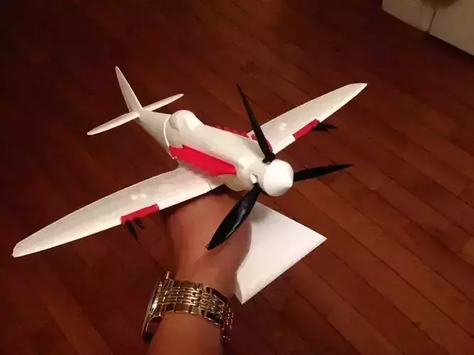 White Plane 3d Model