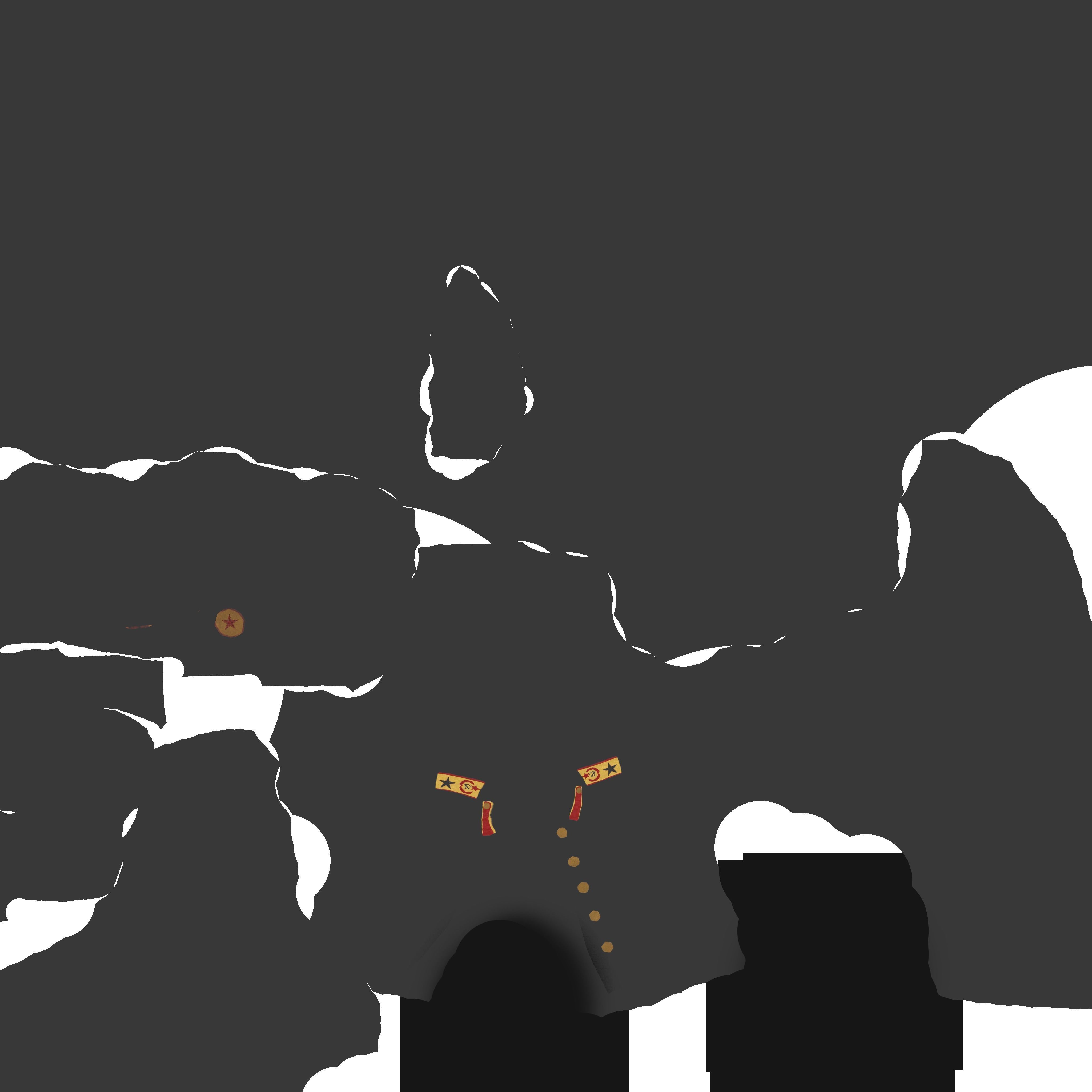 Joseph Stalin caricature  Low-poly 3D model_24