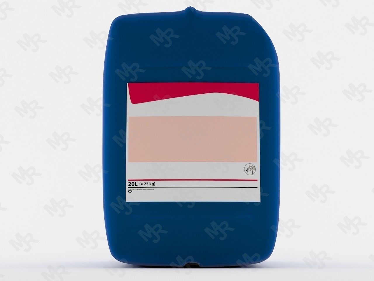 Bidon Plastic Bottle1 3D model_4