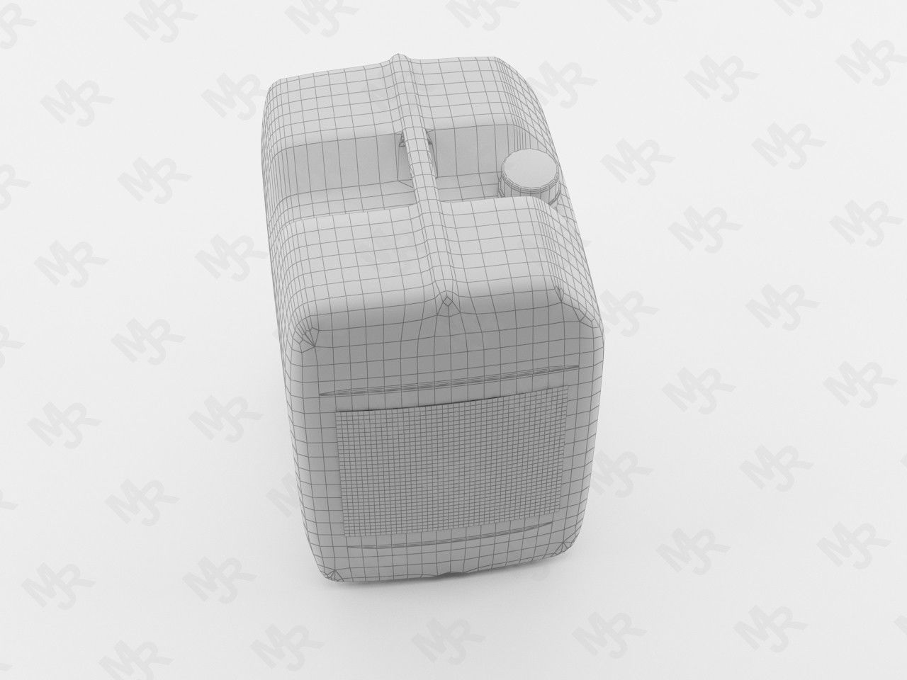 Bidon Plastic Bottle1 3D model_7