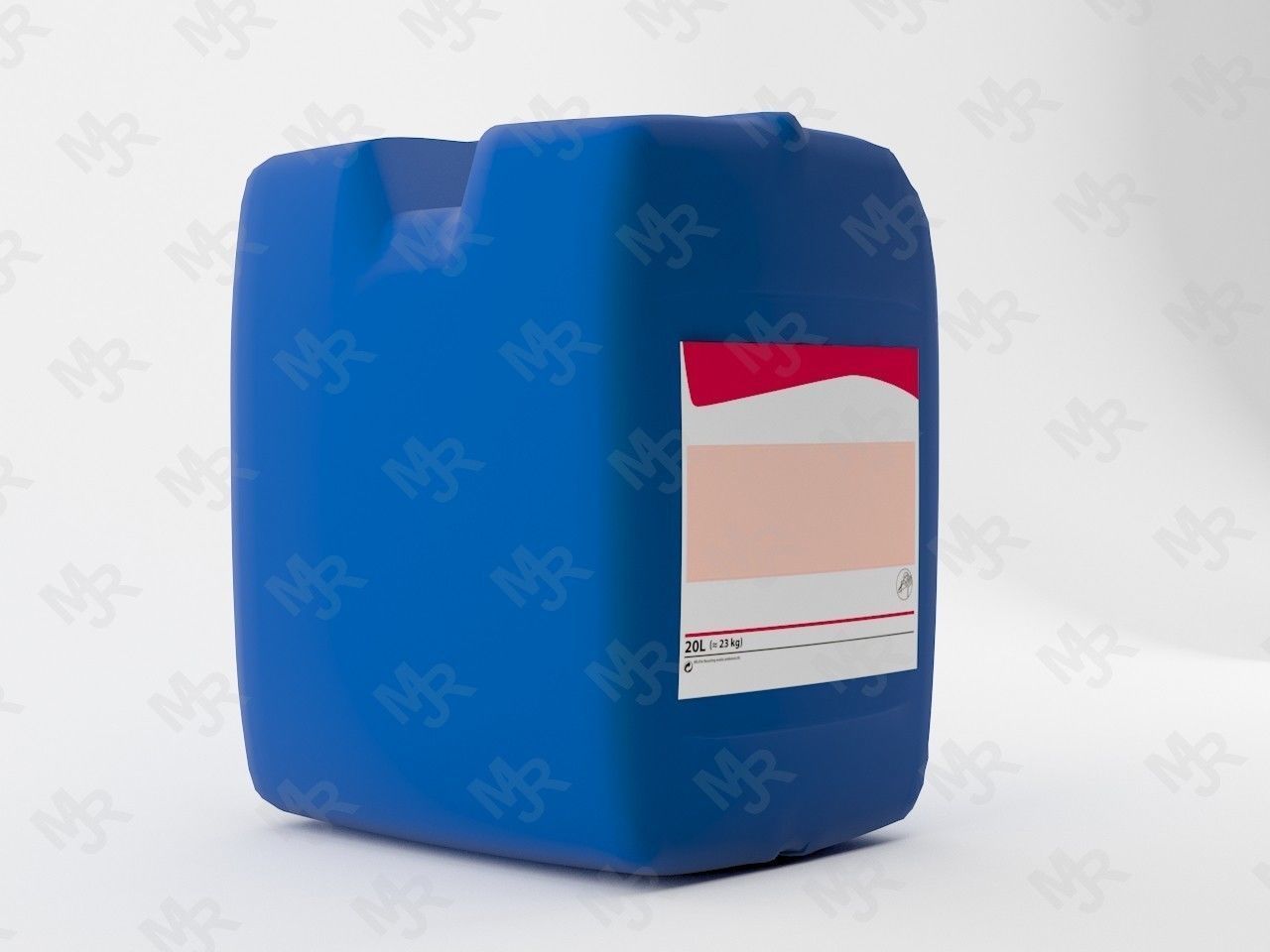 Bidon Plastic Bottle1 3D model_2