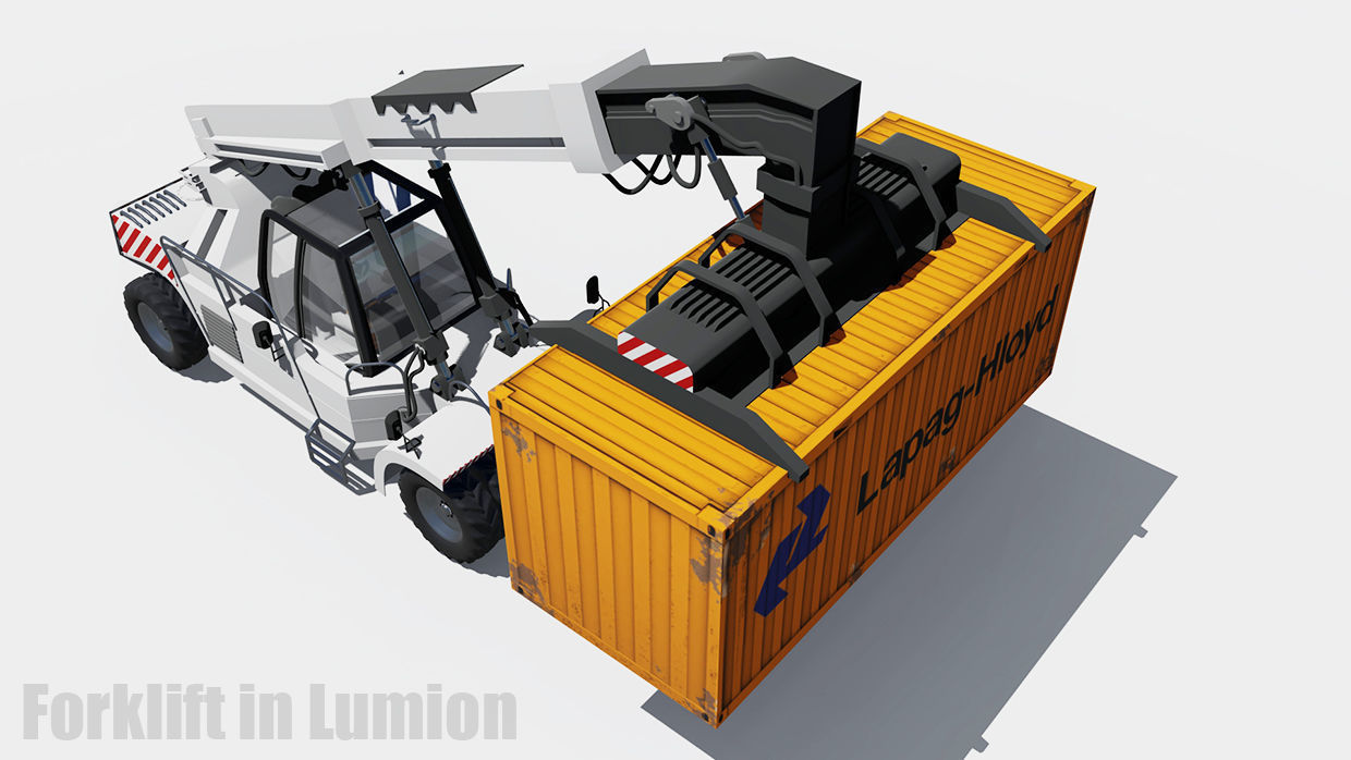 Container Forklift 3D model_8
