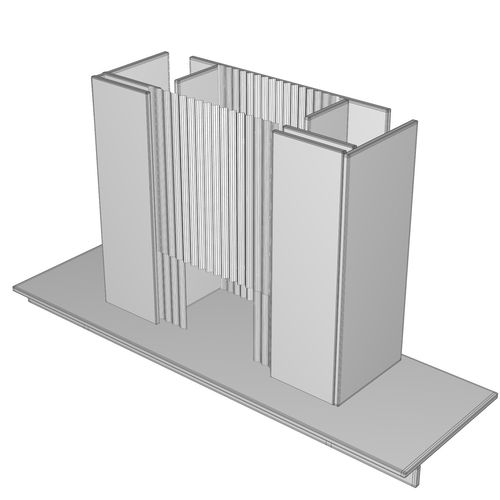 Theater Stage FBX and OBJ 3D model