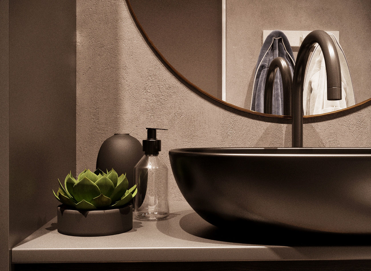 Bathroom interior 3D model_2