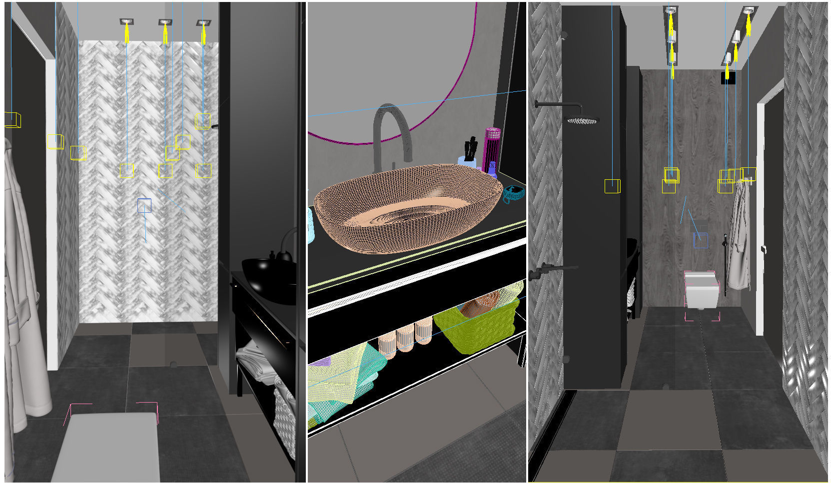 Bathroom interior 3D model_4