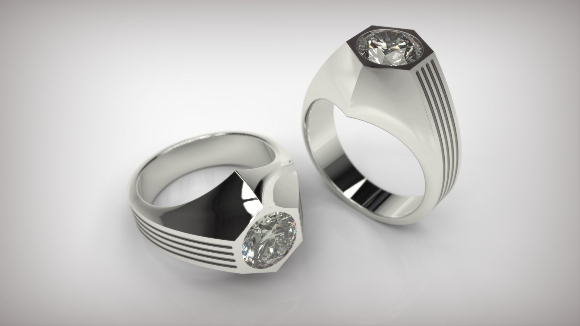 Ozzy Ring 0095 3D print model_0
