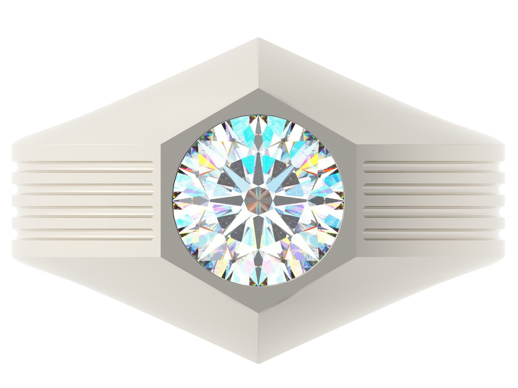 Ozzy Ring 0095 3D print model_3