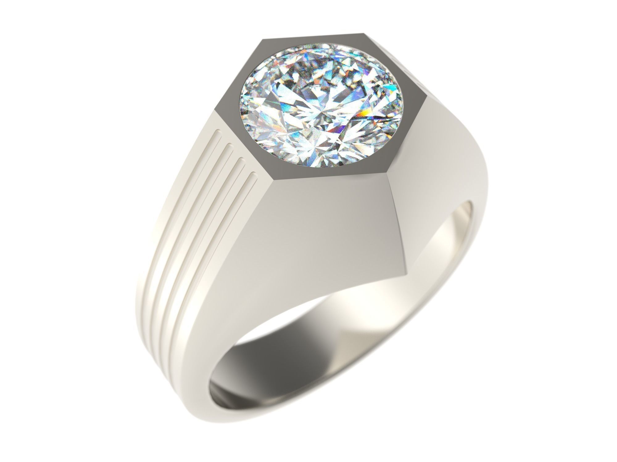 Ozzy Ring 0095 3D print model_1