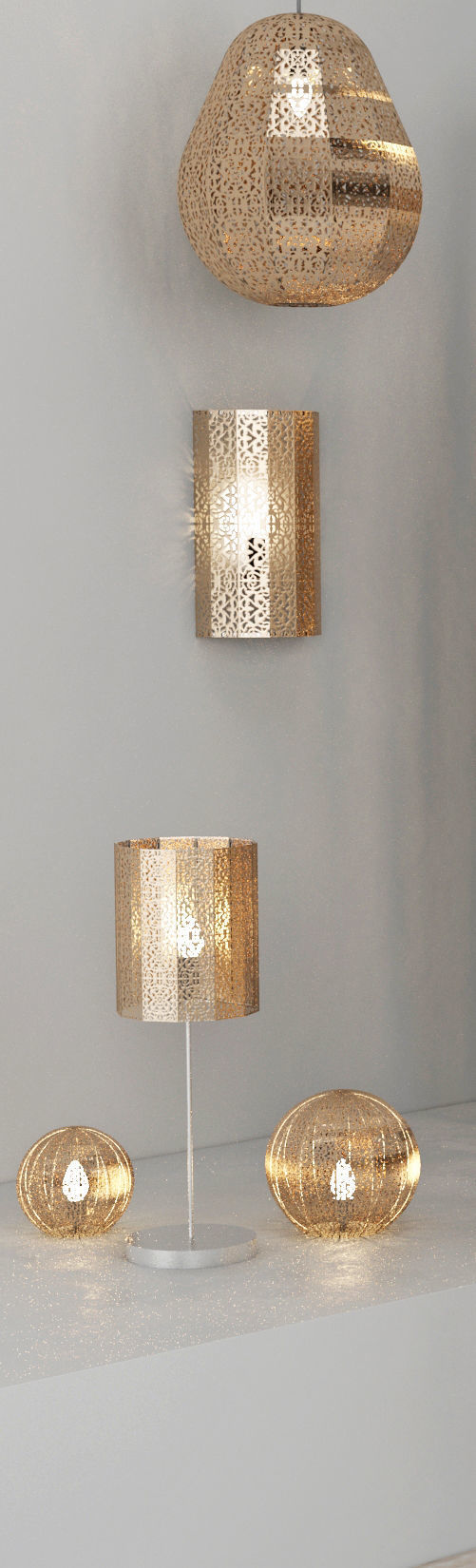 Collection of fixtures number 1 3D model_2