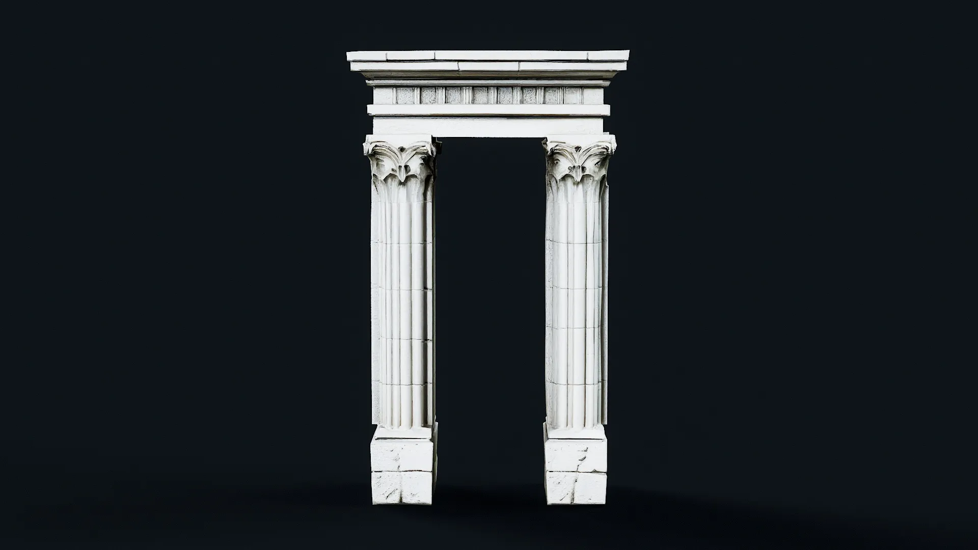 3D model Oakstone Gate Pillar 11 VR / AR / low-poly | CGTrader