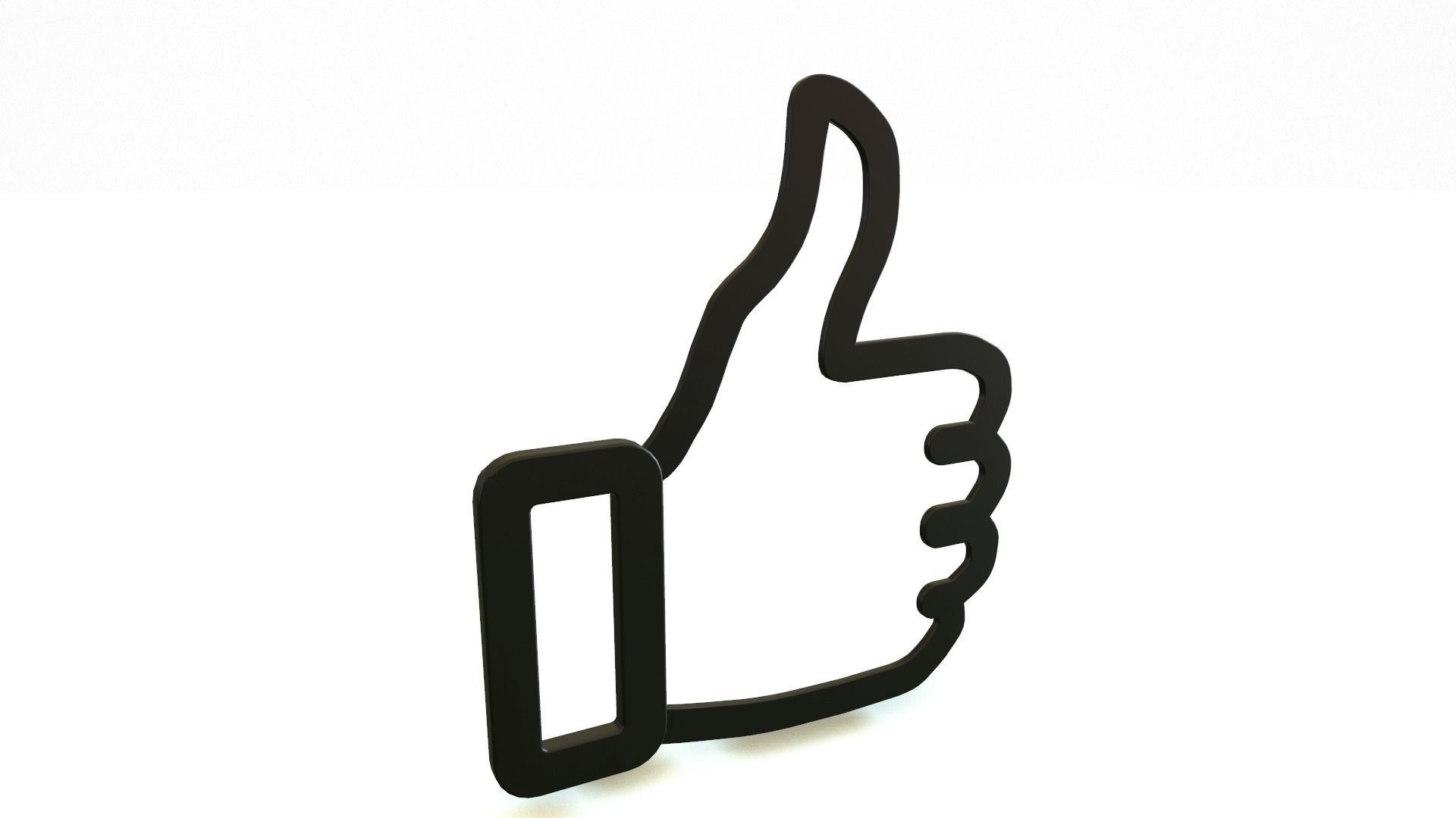 3D Social Media Icons Pack - 12 Icons 3D model_16