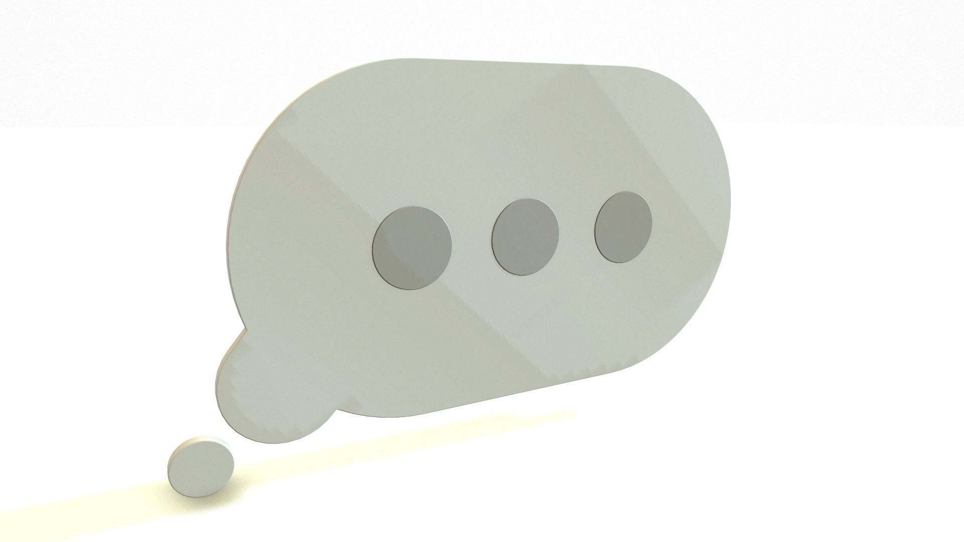 3D Social Media Icons Pack - 12 Icons 3D model_14