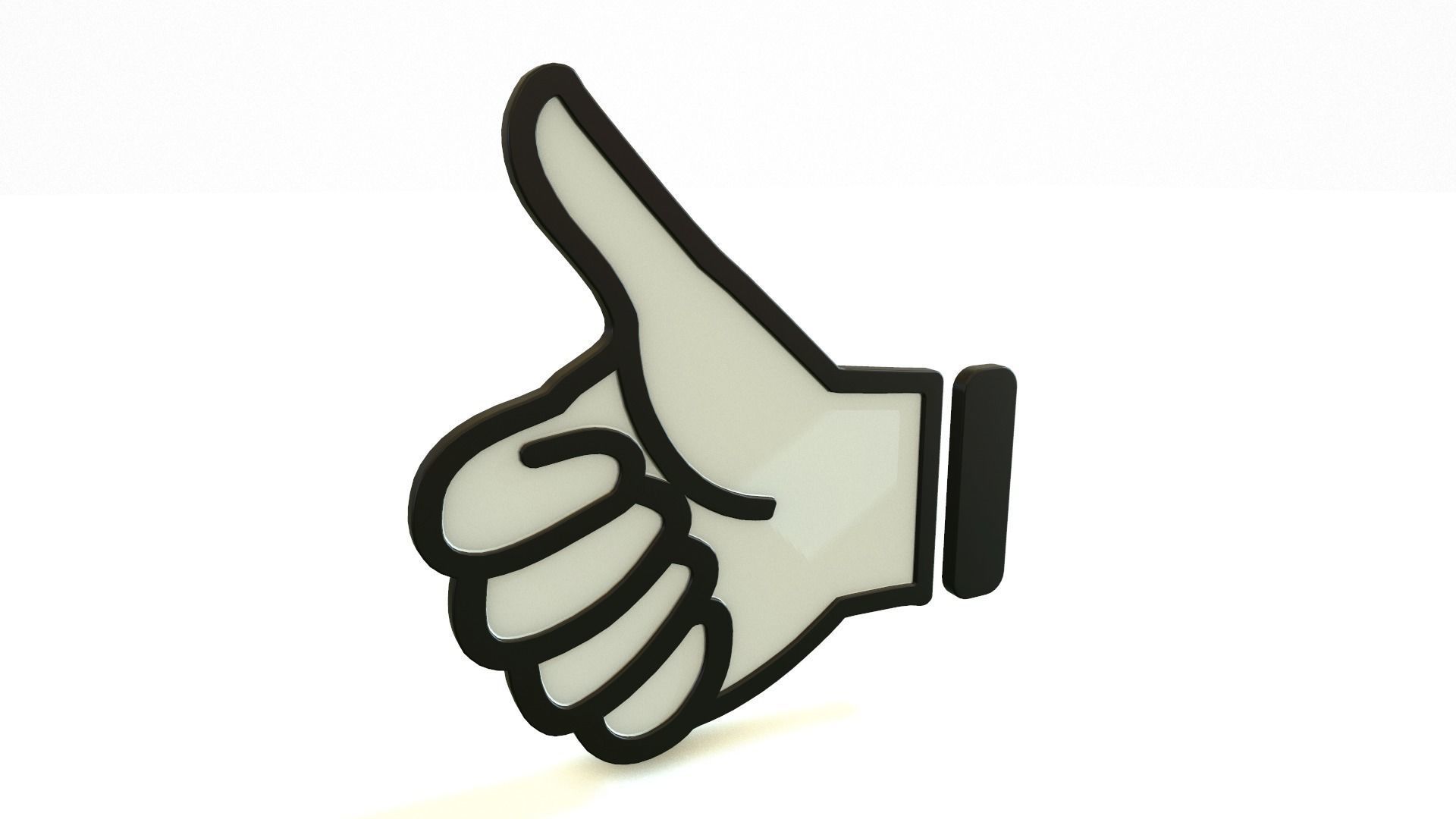 3D Social Media Icons Pack - 12 Icons 3D model_18