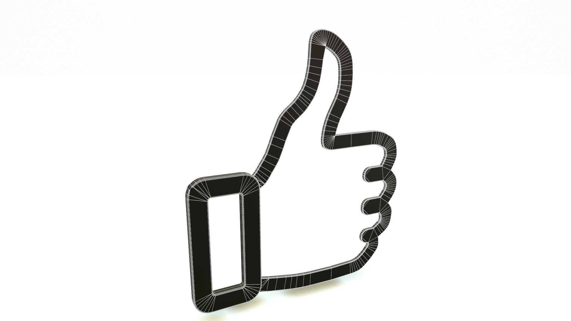 3D Social Media Icons Pack - 12 Icons 3D model_17