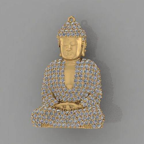 Pendant Buddha 0095 3D print model