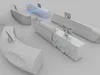 3D model Modern LED Reception Desk Collection VR / AR / low-poly | CGTrader