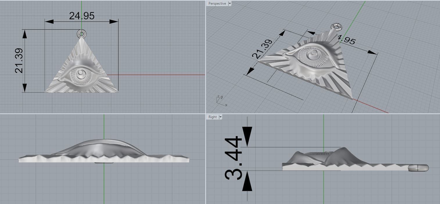 Pendant 11 3D print model_2